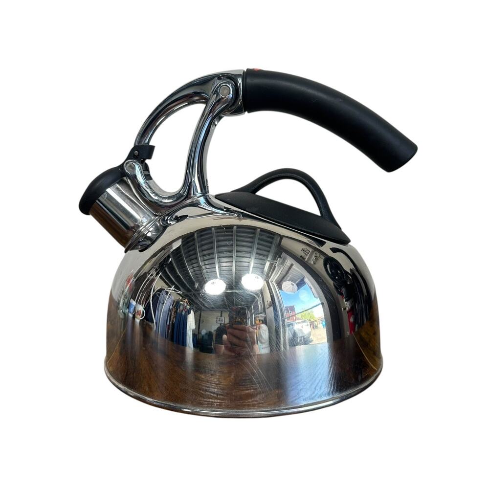 OXO Good Grips Uplift Stainless Steel Stovetop Tea Kettle 2qt/1.9L Easy Pour
